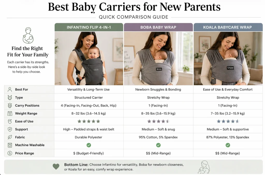 best baby carriers for new parents