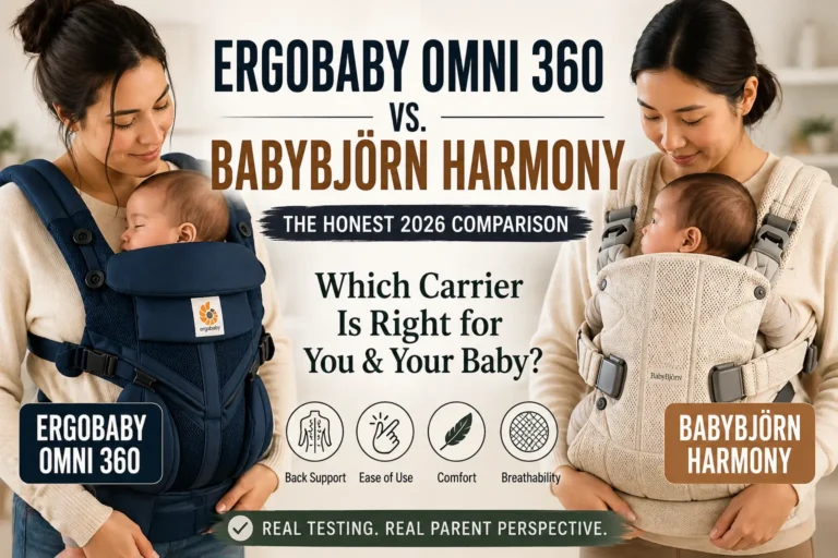 Ergobaby Omni 360 vs BabyBjörn Harmony baby carrier comparison