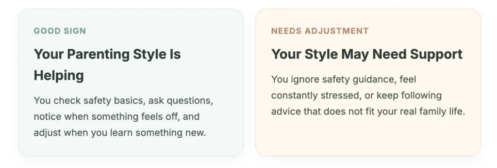 is my parenting style good signs and adjustments for new parents