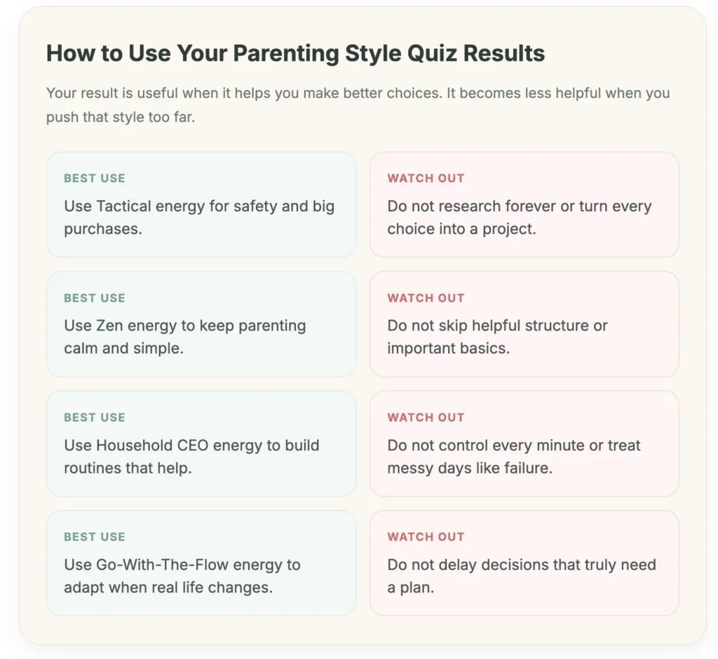 parenting style quiz results best use and watch out guide for new parents