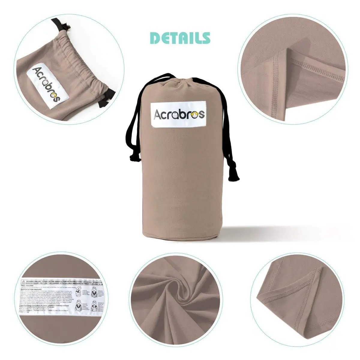 soft baby wrap carrier newborn weight support and sizing