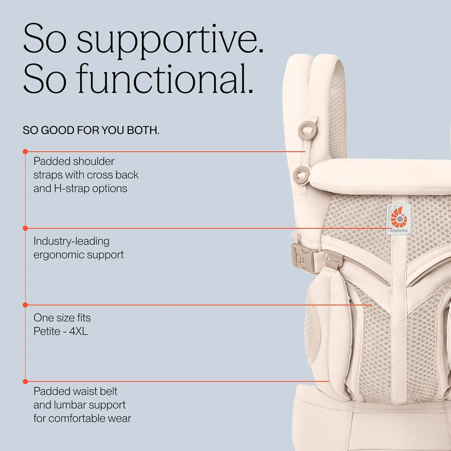 Ergobaby Omni Classic breathable mesh baby carrier