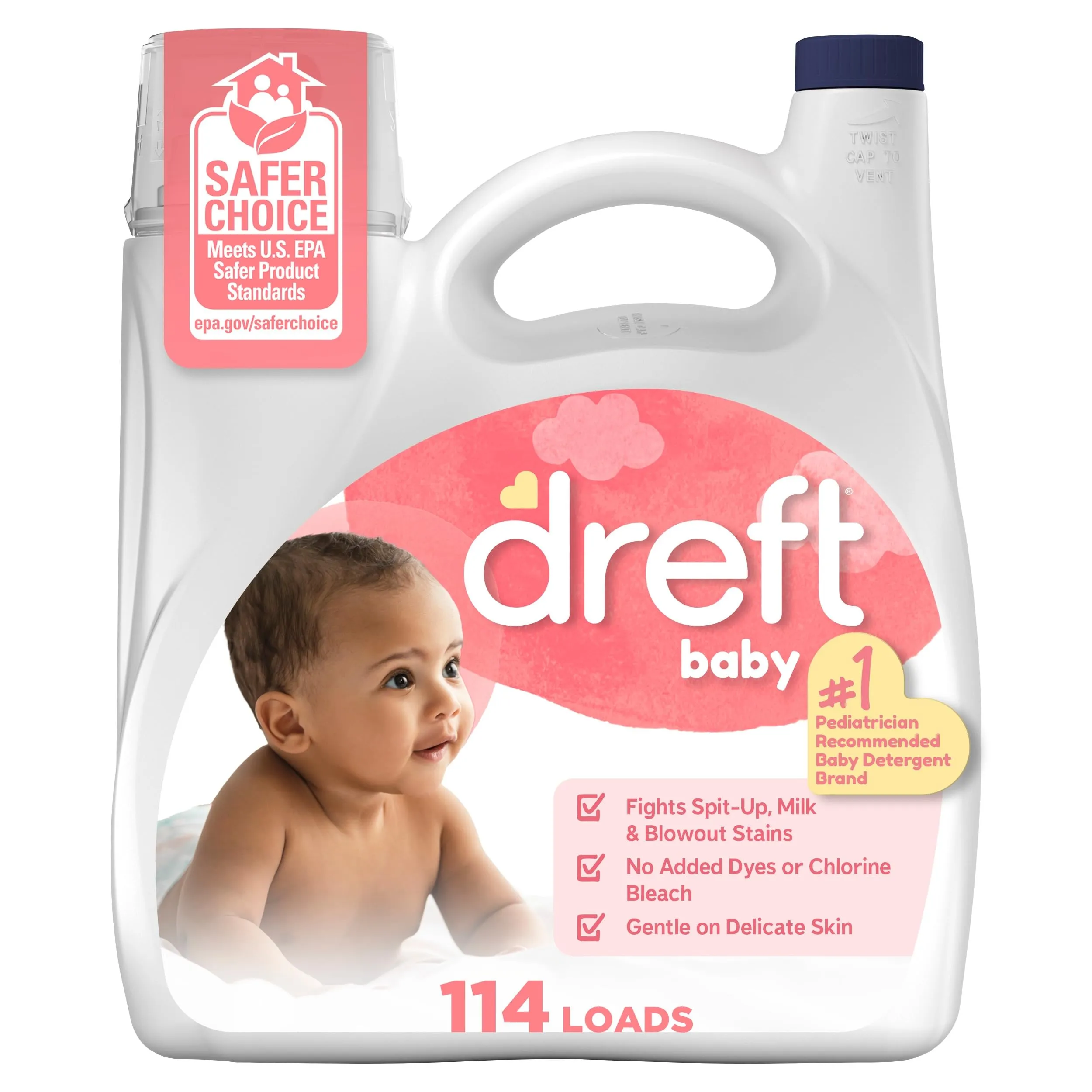 Baby laundry detergent for newborn cleaning essentials and baby clothes