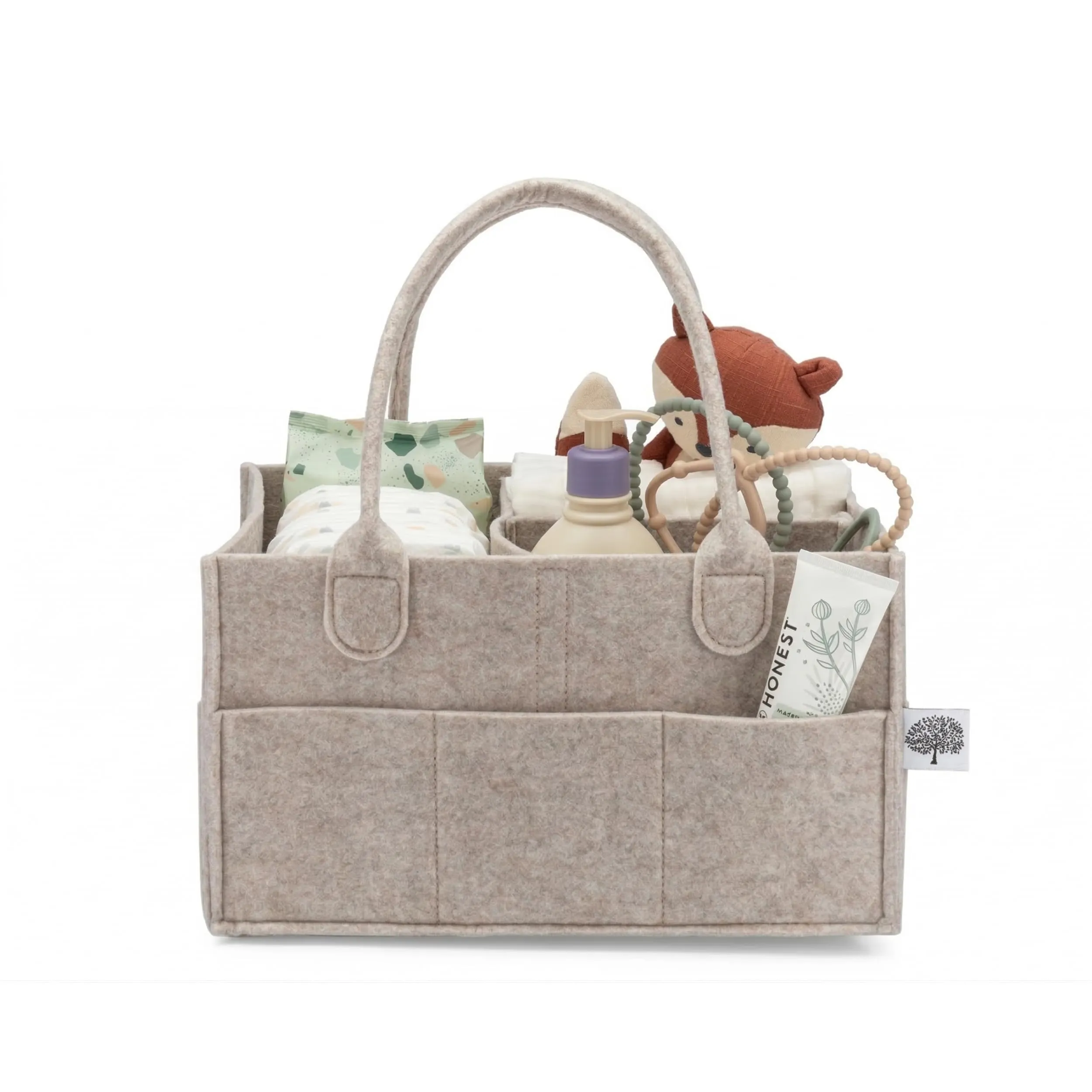 Diaper caddy organizer for newborn essentials for preemie home setup