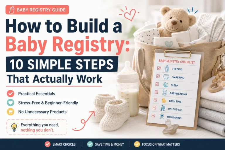 how to build a baby registry 10 simple steps for first-time parents