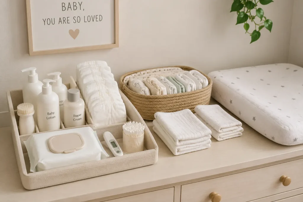 Newborn feeding station basics for the first 3 months