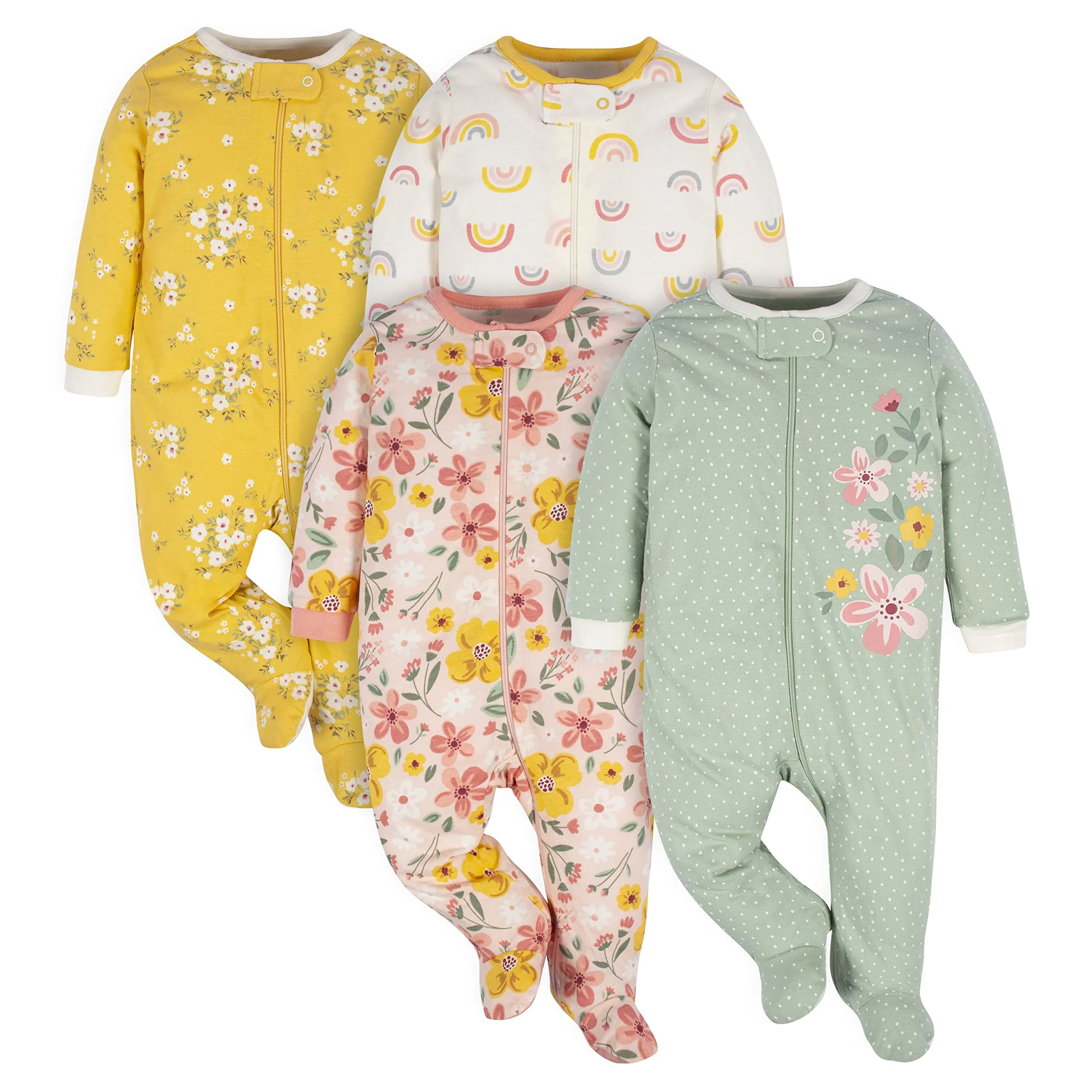 Newborn zipper sleepers for newborn clothing essentials and frequent changes